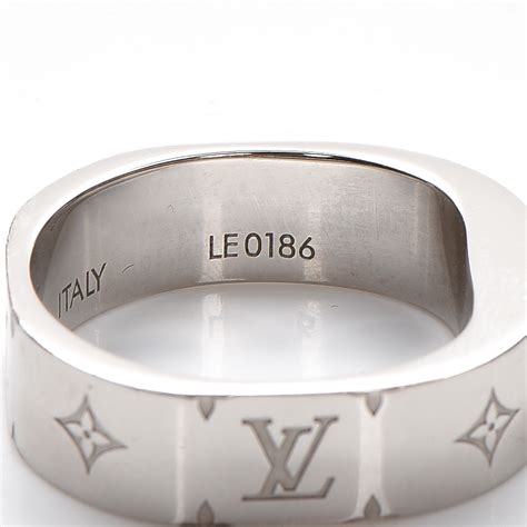 silver louis vuitton ring|louis vuitton engagement ring.